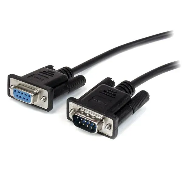 StarTech.com 1m DB9 Seriell RS232 Verlängerungskabel – DB9 RS 232 Kabel Verlängerung – St/Bu StarTech.com 1m DB9 Seriell RS232 Verlängerungskabel – DB9 RS 232 Kabel Verlängerung – St/Bu