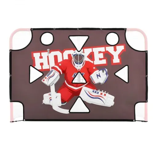 VEVOR Street Hockey Torwart-Zielplane für Eishockeytor mit 11 Öffnungen, Reißfestes Netz für Schusstraining, Trainingsgerät für Schussgenauigkeit, Hockeytor-Zielplane für Street-Hockey und Eishockey – Bild 10