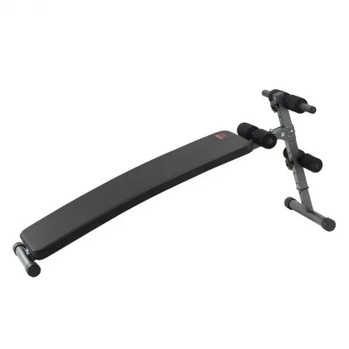 VEVOR Sit Up Bank, gebogene Bauchmuskelbank 5-stufig Höhenverstellbar (1425x470x675 mm) Rückentrainer (226 kg belastbar) für Heimtraining im Fitnessstudio Krafttraining Ganzkörpermuskeltraining – Bild 9