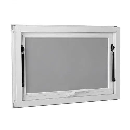 VEVOR Verkaufsfenster für Foodtrucks 915 x 610 mm Konzessionsfenster, Ideal für Straßenverkauf, Take-away und Drive-in, bis 85° Aufklappbar, mit Doppelten Dichtungsstreifen und Innenverriegelung – Bild 9
