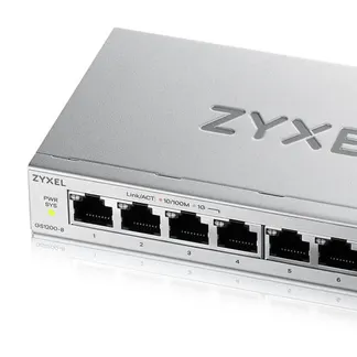Zyxel GS1200-8V3 Managed L2 Gigabit Ethernet (10/100/1000) Desktop Grau Zyxel GS1200-8V3 Managed L2 Gigabit Ethernet (10/100/1000) Desktop Grau