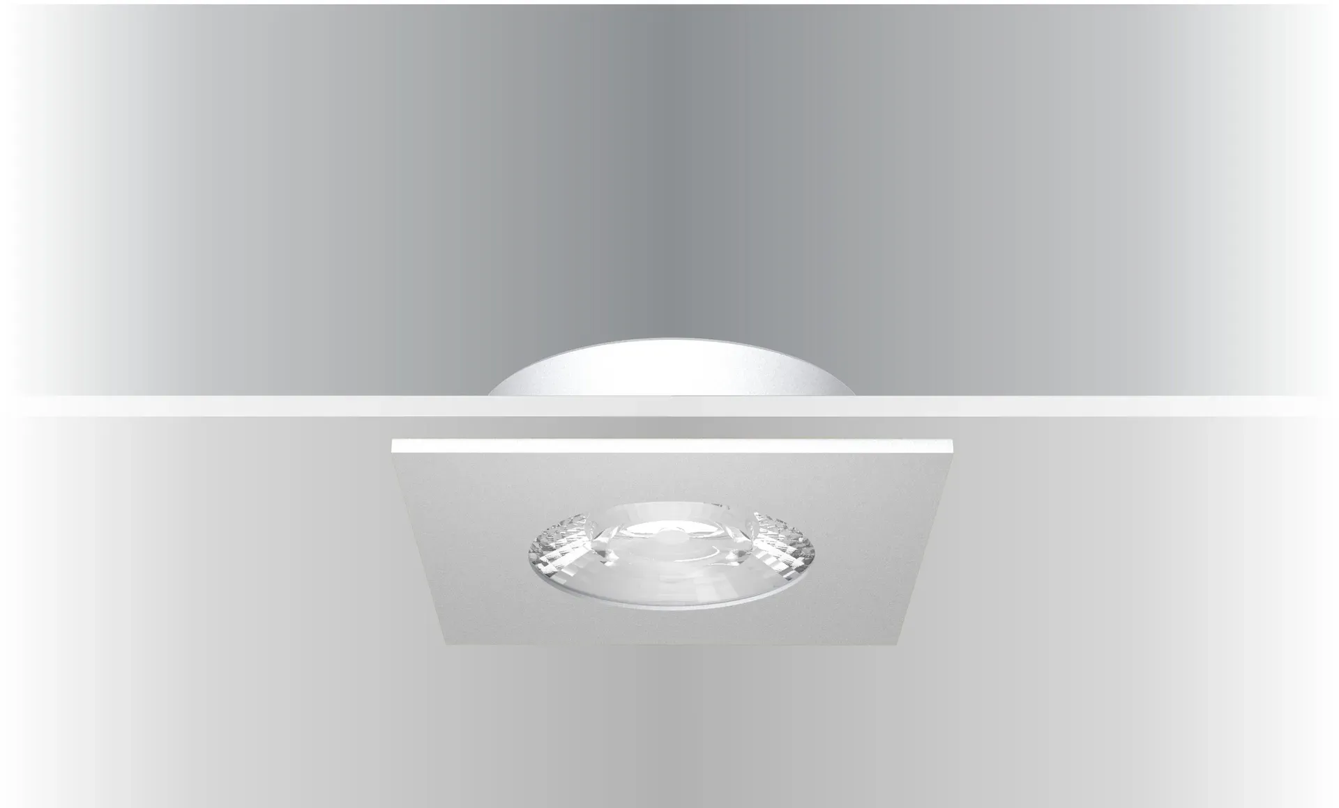 Synergy 21 LED Deckeneinbauspot Helios weiß, quadratisch, warmweiß Synergy 21 LED Deckeneinbauspot Helios weiß, quadratisch, warmweiß