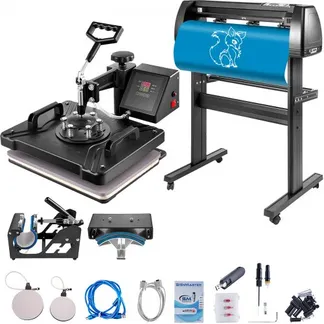 VEVOR 5 in 1 Hitzepresse 863,6 mm Vinyl Schneideplotter Kunsthandwerk Drucker mit Tabelle VEVOR 5 in 1 Hitzepresse 863,6 mm Vinyl Schneideplotter Kunsthandwerk Drucker mit Tabelle