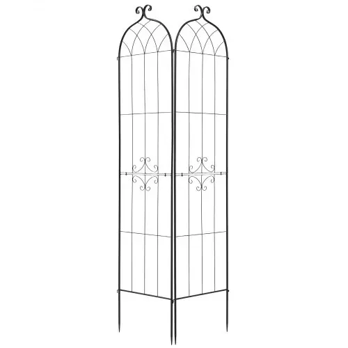 VEVOR Rankgitter, 220x52,5 cm 2er-Pack, Metall Rankhilfe mit Pulverbeschichteter Oberfläche & Verriegelungsmechanismus, Kletterhilfe, Garten Spalier, Pflanzengitter für Blumen, Gemüse & Rosen – Bild 10