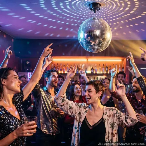 VEVOR Spiegelkugel Discokugel Mirrorball 300 mm mit Motor Fernbedienung LED, für Partys Heimdekoration Bühnen DJ- & Tanzclubs RGB plus 3 Mischfarben 0/3/6/9/12/15 U/min USB-Anschluss & Batteriebetrieb – Bild 7