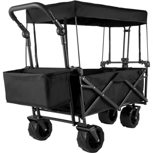 VEVOR Bollerwagen Faltbar, 92,7 x 54,3 x 98,5 cm Handwagen Faltbar, Schwarzer Gerätewagen Handwagen bis 100 kg Tragkraft Transportwagen, Gartenanhänger mit Dach Transportkarre Gerätewagen VEVOR Bollerwagen Faltbar, 92,7 x 54,3 x 98,5 cm Handwagen Faltbar, Schwarzer Gerätewagen Handwagen bis 100 kg Tragkraft Transportwagen, Gartenanhänger mit Dach Transportkarre Gerätewagen