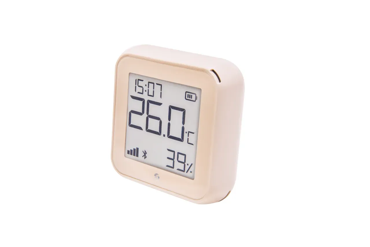 Shelly · Plug & Play · "H&T Gen. 3 Mocha" · Temperatur- & Feuchtigkeitssensor · WLAN · BT · USB C / Batterie (n.e.) – Bild 2