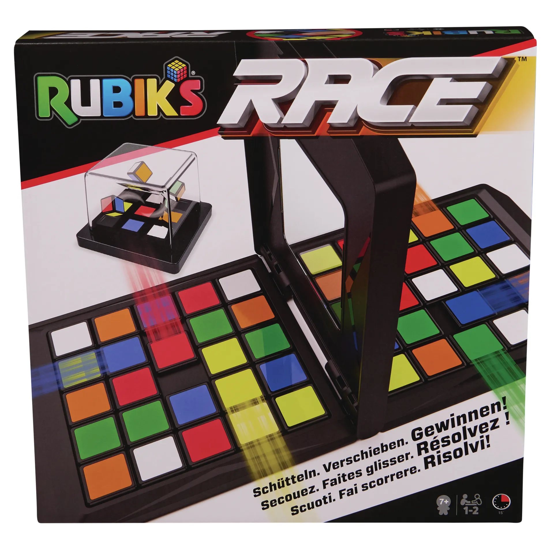 Rubik’s Race - das Spiel für 2 Rubiks-Fans ab 7 Jahren, rasantes Schiebespiel – Bild 7