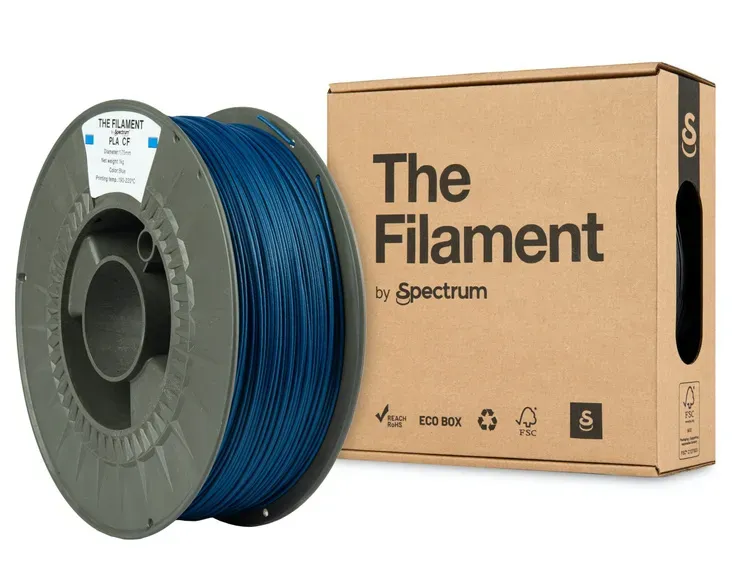 The Filament · PLA CF · BLUE · 1.75mm · 1kg The Filament · PLA CF · BLUE · 1.75mm · 1kg