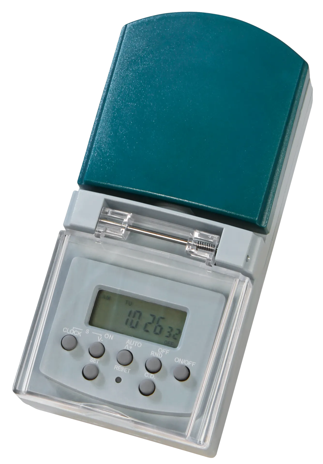 Digitale Zeitschaltuhr für den Außenbereich, IP44 Digitale Zeitschaltuhr für den Außenbereich, IP44