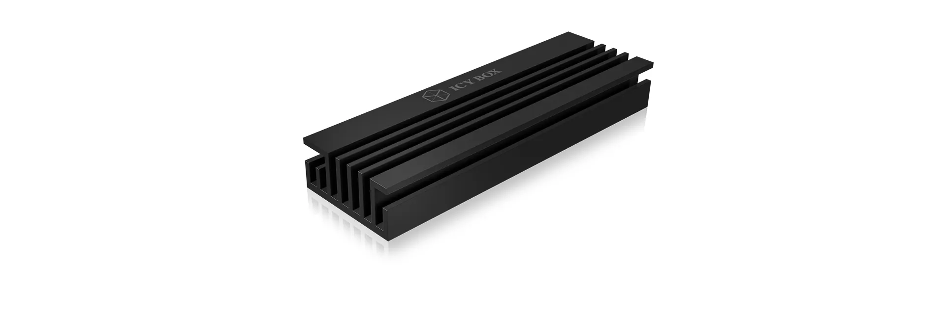 ICY BOX IB-M2HS-70, Kühlkörperset für M.2 2280 SSD, Aluminium, 10 mm dick – Bild 5