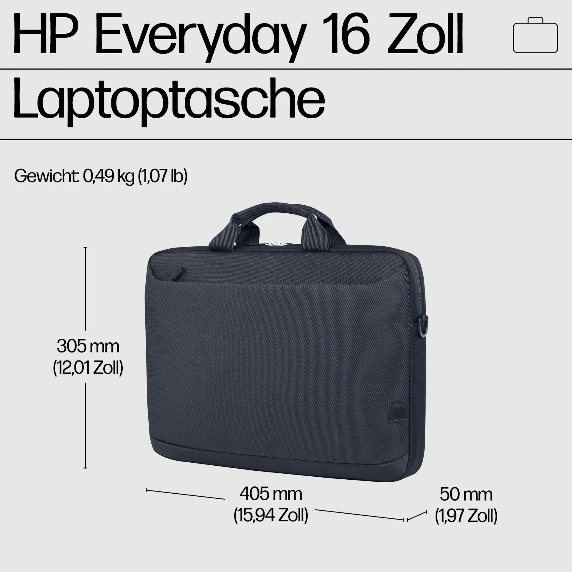 HP Everyday 16 Zoll Laptop-Aktentasche – Bild 3