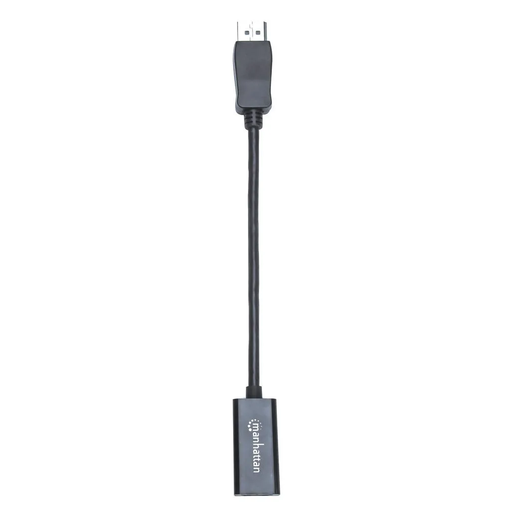 Manhattan Passiver DisplayPort auf HDMI-Kabeladapter, DisplayPort-Stecker auf HDMI-Buchse, 1080p@60Hz, schwarz – Bild 4