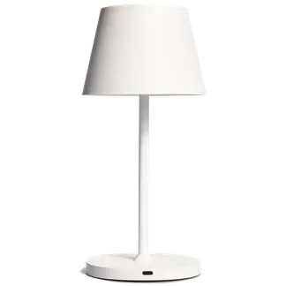 LED-Tischleuchte ROLF KERN Club Mini 25cm, weiß, Akku, dimmbar LED-Tischleuchte ROLF KERN Club Mini 25cm, weiß, Akku, dimmbar