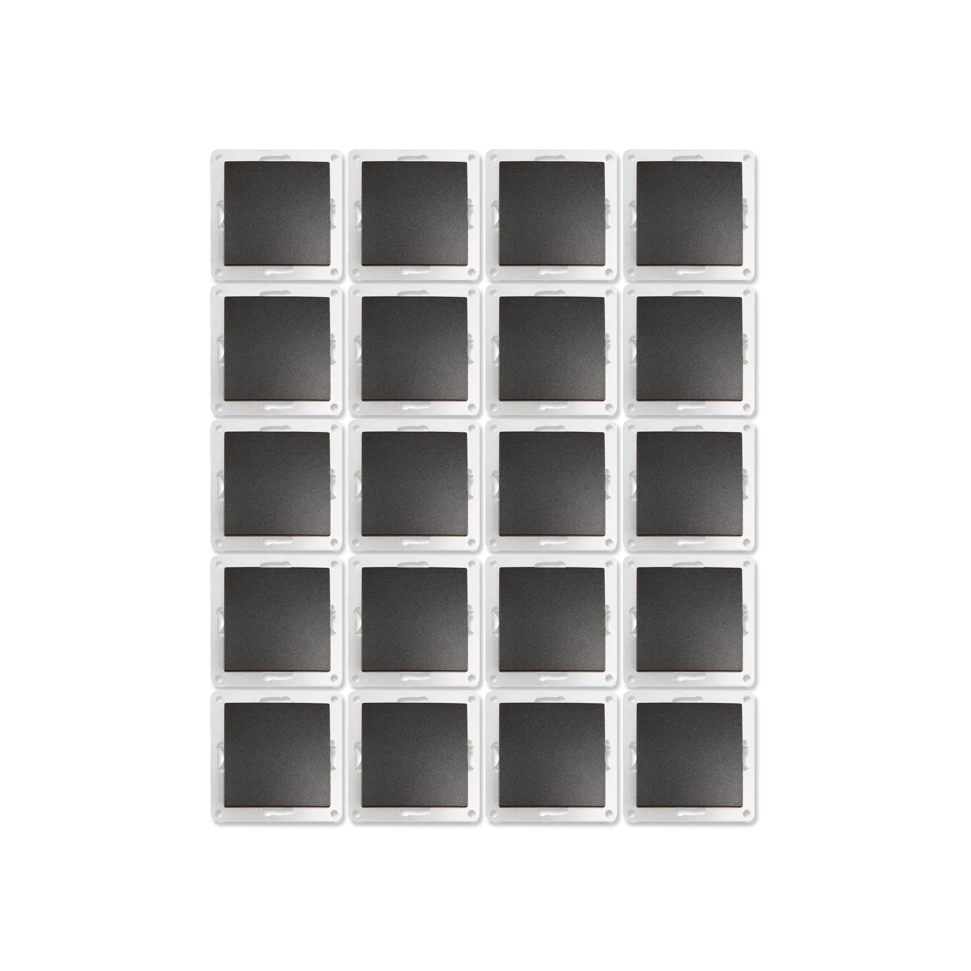 Wechselschalter McPower “Flair“, 250V~/10A, UP, anthrazit, 20er-Pack Wechselschalter McPower “Flair“, 250V~/10A, UP, anthrazit, 20er-Pack