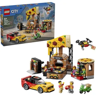 60496 City Pizza-Liefererlebnis mit Fahrzeugen, Konstruktionsspielzeug 60496 City Pizza-Liefererlebnis mit Fahrzeugen, Konstruktionsspielzeug