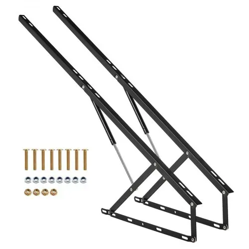 VEVOR Bettlift, 150x 200 cm Kompatibel, extra Groß, 140 kg Tragkraft, DIY-Wandbett-Mechanik-Hardware-Kit Vertikal Deluxe, Pneumatischer Hebel, hochbelastbare Stütze, Klappbar für Gästezimmer – Bild 8