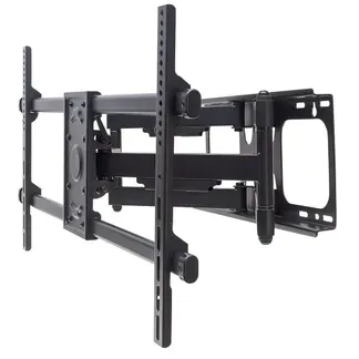 Manhattan Universal Wandhalterung für Großbildschirme, neig- und schwenkbar, Für Flachbildschirme und Curved Displays von 37″ bis 90″* und bis zu 75 kg, neig- und schwenkbar, schwarz Manhattan Universal Wandhalterung für Großbildschirme, neig- und schwenkbar, Für Flachbildschirme und Curved Displays von 37″ bis 90″* und bis zu 75 kg, neig- und schwenkbar, schwarz