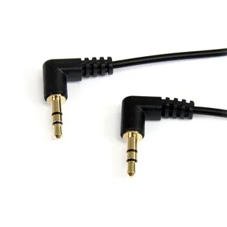 StarTech.com 30cm 3,5mm Klinke Audiokabel rechts gewinkelt – Stecker/Stecker StarTech.com 30cm 3,5mm Klinke Audiokabel rechts gewinkelt – Stecker/Stecker