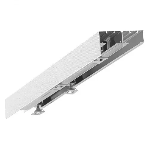 VEVOR Schiebetürbeschlag-Set 1219 mm, Doppelschiebetürschiene aus Aluminiumlegierung, 2-türiges Schiebetürsystem für Einzeltüren (25–45 mm Dicke / 610 mm Breite), Leichtgängig & Leise – Bild 9