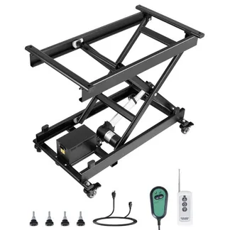VEVOR Elektrischer Hubtisch 76×44 cm, 150 kg Tragkraft, Scherenhubtisch, 200 bis 710 mm höhenverstellbare Hebebühne, Couchtischlift mit 4 Rädern, für Materialhandhabung und Transport, Schwarz VEVOR Elektrischer Hubtisch 76×44 cm, 150 kg Tragkraft, Scherenhubtisch, 200 bis 710 mm höhenverstellbare Hebebühne, Couchtischlift mit 4 Rädern, für Materialhandhabung und Transport, Schwarz