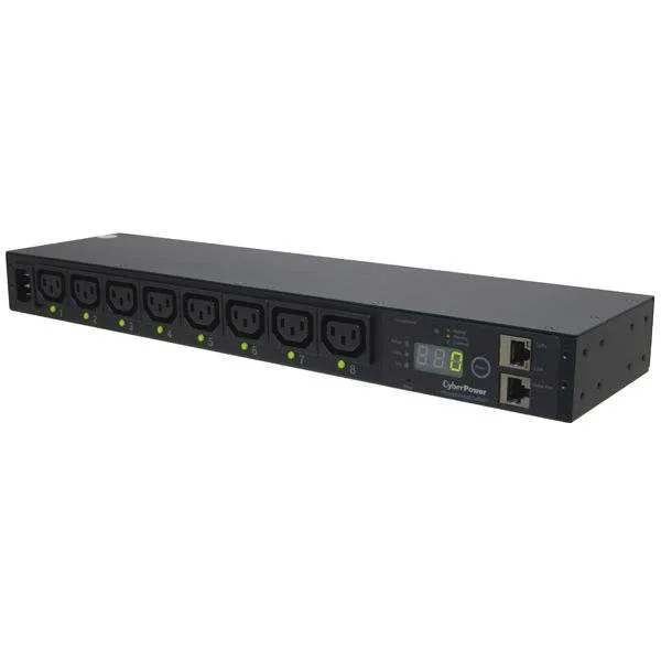 CyberPower PDU, Switched, 230V/10A, 1HE, 8xC13 Ausgang, 1xC14 Eingang, CyberPower PDU, Switched, 230V/10A, 1HE, 8xC13 Ausgang, 1xC14 Eingang,