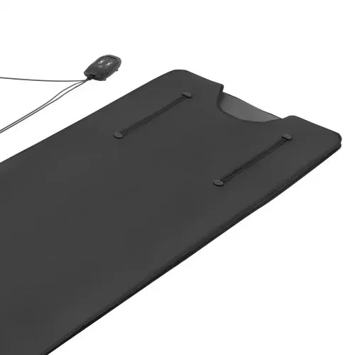 VEVOR Infrarot-Saunadecke mit Armlöchern Infrarotdecke 180 x 80 cm Schwarz, Tragbare Wärmedecke für Schwitzen Entspannung Detox, Temperaturregelung, 20-60 min Timer, Oxford-Gewebe, mit Tragetasche – Bild 9