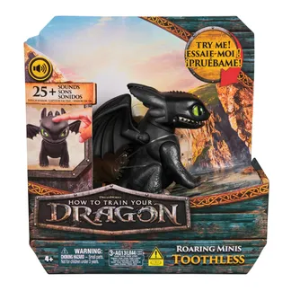 DreamWorks Dragons Drachenzähmen leicht gemacht – Interaktiver Mini-Drache Ohnezahn, Figur mit Soundeffekten DreamWorks Dragons Drachenzähmen leicht gemacht – Interaktiver Mini-Drache Ohnezahn, Figur mit Soundeffekten