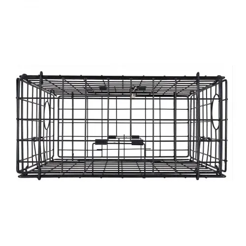 VEVOR Krabbenfalle 2er-Pack, 62 x 62 x 30 cm Krabbenreuse für Dungeness Crabs, PVC-beschichtetes Drahtgeflecht, inkl. 30 m Bleileine, Boje (Rot+ Weiß) und Handschuhen, Angelzubehör für Salzwasser – Bild 8
