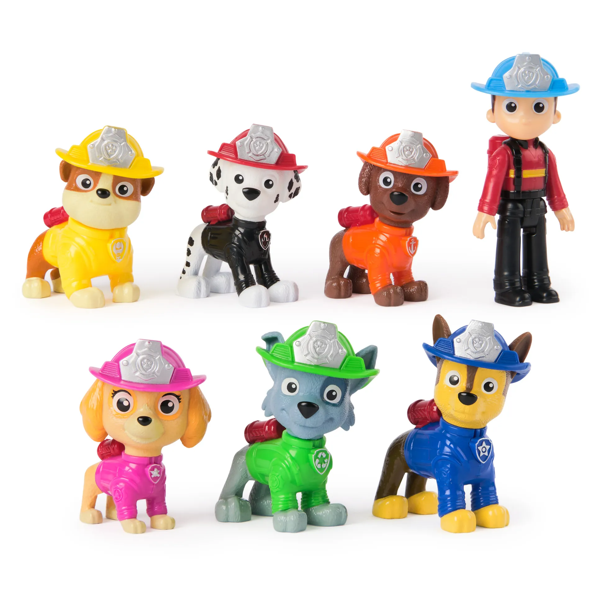 PAW Patrol Fire Rescue – Hundefiguren Geschenkset mit 7 Spielfiguren zum Sammeln PAW Patrol Fire Rescue – Hundefiguren Geschenkset mit 7 Spielfiguren zum Sammeln