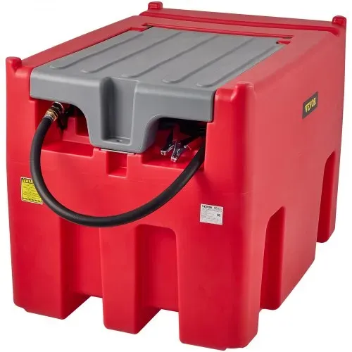 VEVOR Tragbarer Dieseltank 439,11 L Mobile Tankanlage Rot Mobile Dieseltankstelle 140 W Tankstation Dieseltank 2600 U/min Transporttank 12 V – Bild 8