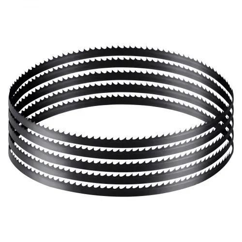 VEVOR Bandsägeblatt, 1511x6,5x0,35mm, 6 ZpZ, mit gehärteten, scharfen Zähnen (15 HRC), SK5-Kohlenstoffstahl, 6,35 mm Breite, Ersatz für gängige Bandsägen für die Holzbearbeitung, 1 Set – Bild 10