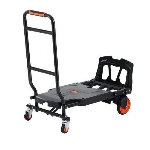 VEVOR 2 in 1 Sackkarre Klappbar 136kg Tragfähigkeit Transportkarre Aluminiumlegierung & Kohlenstoffstahl Sackkarre ⇋ Plattformwagen Trolley für Lade- & Transportaufgaben im Innen- & Außenbereich – Bild 9