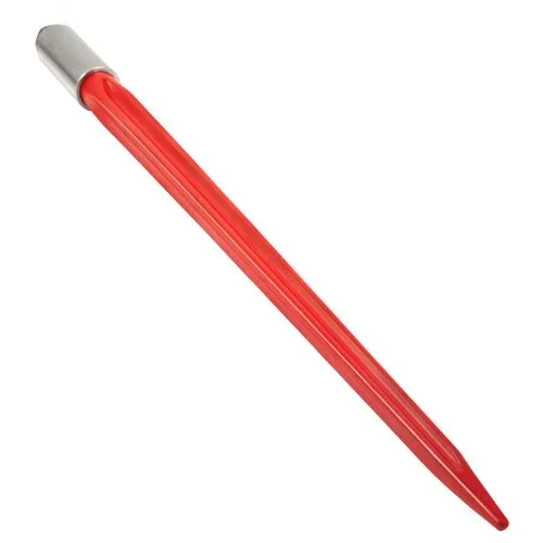 VEVOR Heusapf, 81,3 cm, Ballenspieß, 600 kg Tragkraft, Ballenspieß mit Schnellbefestigung, quadratische Heuballenspieß, 3,6 cm breit, rot beschichtete Ballengabeln, Ballenspieß mit Sechskantmutter und Hülse für Schaufeln, Traktoren, Lader – Bild 10