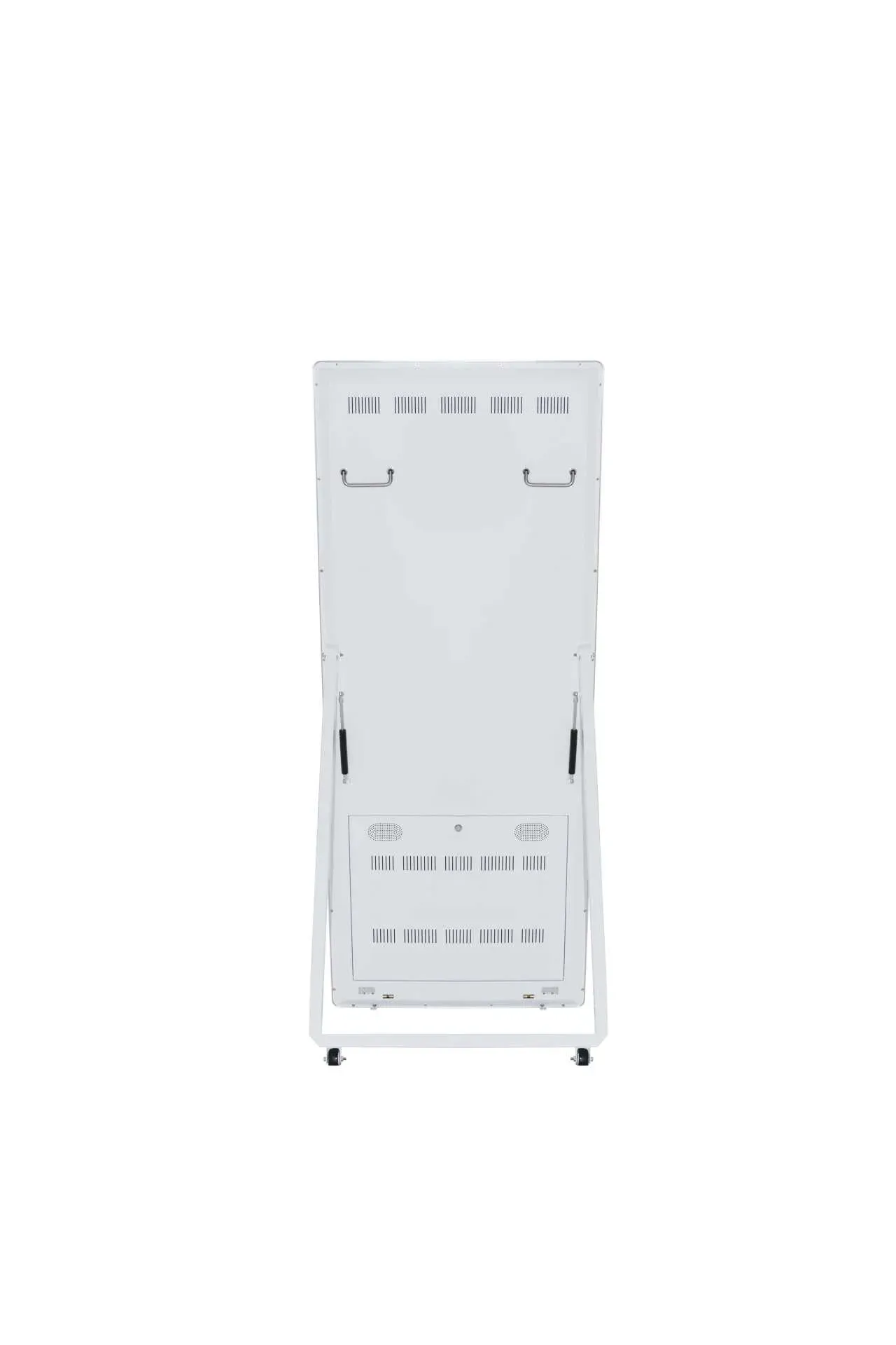 Allnet Standdisplay 43 Zoll Aufsteller mit Laufrollen, 700 Nits, HDMI, Farbe weiß – Bild 2