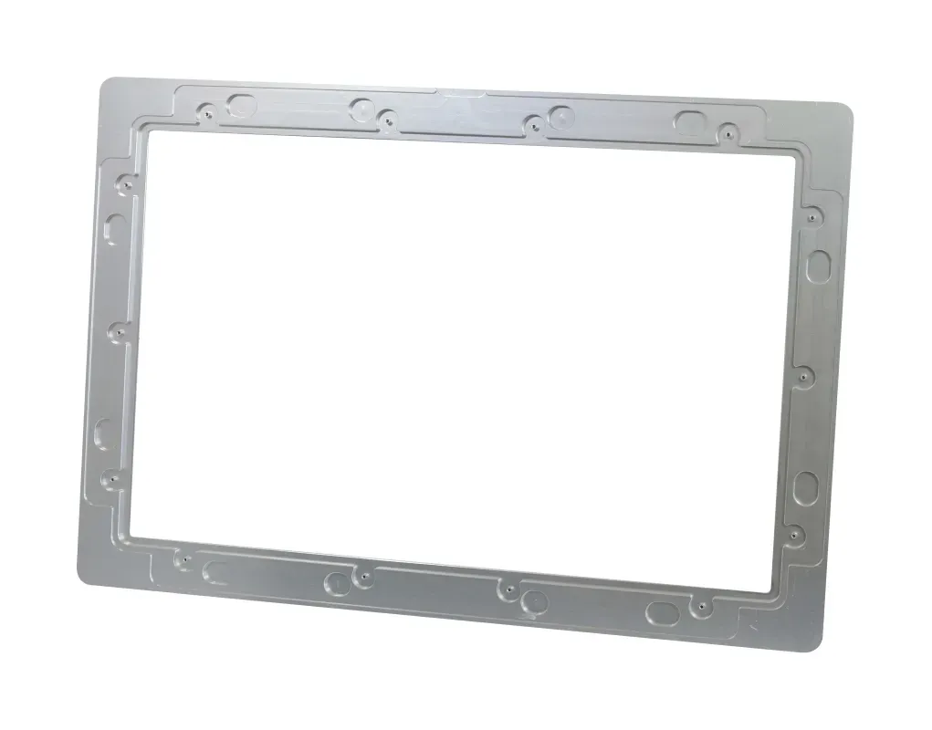 ALLNET Touch Display Tablet 14 Zoll zbh. Blende für Einbaurahmen Silber Schmal – Bild 2