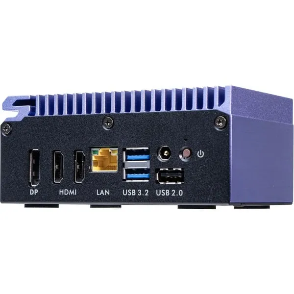 Shuttle Edge PC SPCEL12 , Intel Celeron J6412 , 2x HDMI, 1x DP, 2x 2.5G LAN, 1x DDR4, 1x Micro SD card reader, 1x Nano SIM slot, 3x USB, 2x M.2 (SATA), 12-20V , 24/7 Dauerbetrieb, lüfterlos, inkl. VESA Befestigung – Bild 4