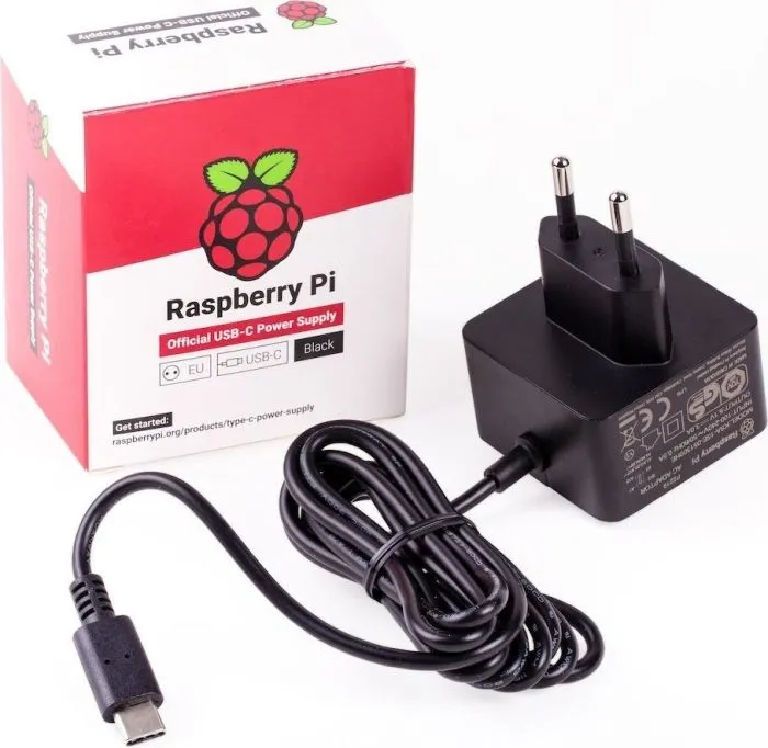 Raspberry Pi 4 Zubehör – Netzteil Power supply 5V/3A USB-C Raspberry Pi 4 Zubehör – Netzteil Power supply 5V/3A USB-C