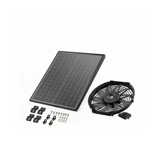 VEVOR Solar Ventilator, Belüftung, Lüfter, Φ340×70 mm, Dachbodenabluftventilator mit einstellbarem Thermostat, Außengitter, 1300 CFM Luftstromkapazität, für Giebel, Dach, Garage, Werkstatt VEVOR Solar Ventilator, Belüftung, Lüfter, Φ340×70 mm, Dachbodenabluftventilator mit einstellbarem Thermostat, Außengitter, 1300 CFM Luftstromkapazität, für Giebel, Dach, Garage, Werkstatt