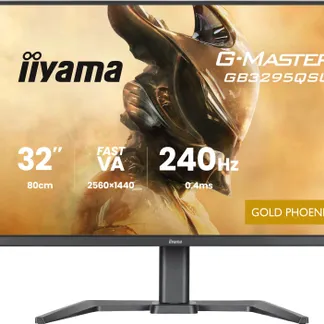 iiyama G-MASTER GB3295QSU-B1 Computerbildschirm 80 cm (31.5″) 2560 x 1440 Pixel Quad HD LED Schwarz iiyama G-MASTER GB3295QSU-B1 Computerbildschirm 80 cm (31.5″) 2560 x 1440 Pixel Quad HD LED Schwarz