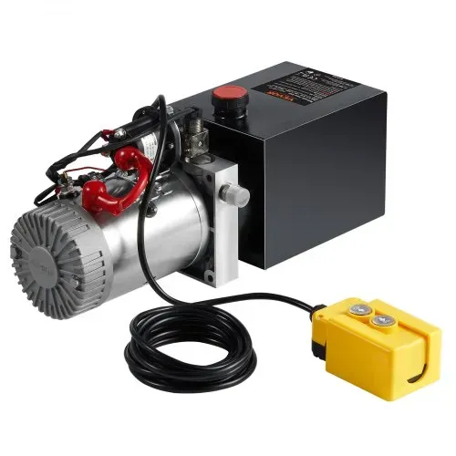 VEVOR Hydraulikpumpe Hydraulikaggregat 12 V Hydraulikaggregat 1600 W, Einfachwirkende Hydraulikpumpe Hydraulic Power Pack, 3,79 L Tank Hand Pump Hydraulikaggregat, für Aufzüge, Gabelstapler usw. – Bild 9