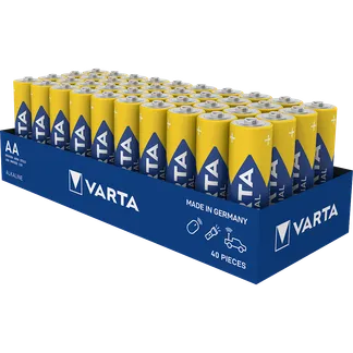 Mignon-Batterie VARTA “Industrial Pro“ Alkaline, Typ AA, LR06, 1,5V, 40-Pack Mignon-Batterie VARTA “Industrial Pro“ Alkaline, Typ AA, LR06, 1,5V, 40-Pack