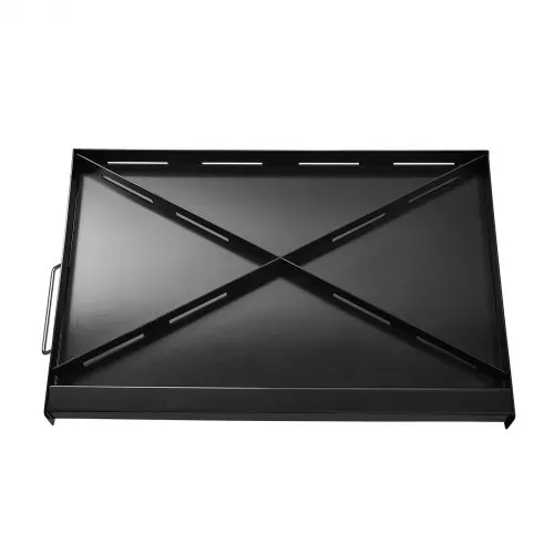 VEVOR Grillplatte Grillpfanne Karbonstahl universelle rechteckige Platte (605 x 360 mm) mit flacher Oberseite, Gasgrill-Grillplatte für BBQ-Grill Teppanyaki, tragbares Familienkochgeschirr mit Griff – Bild 10
