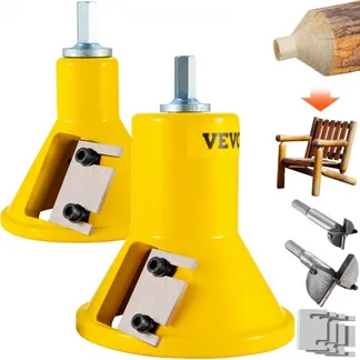 VEVOR Zapfenschneider Forstnerbohrer 25,4 mm & 50,8 mm, 6 Klingen Zapfenschneider Forstner Bit Zapfenschneider Set für Balkenbetten, Balkengeländer, Balkenzäune, Balkentische usw. Forstnerbohrer VEVOR Zapfenschneider Forstnerbohrer 25,4 mm & 50,8 mm, 6 Klingen Zapfenschneider Forstner Bit Zapfenschneider Set für Balkenbetten, Balkengeländer, Balkenzäune, Balkentische usw. Forstnerbohrer