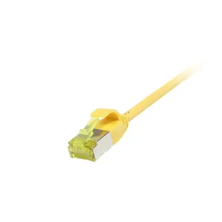 Patchkabel RJ45, CAT6A 500Mhz, 0.5m, gelb, U/FTP, slimline rund d=3,8mm, TPE/LSZH(Superflex), AWG32, mit CAT7 Rohkabel, Synergy 21 Patchkabel RJ45, CAT6A 500Mhz, 0.5m, gelb, U/FTP, slimline rund d=3,8mm, TPE/LSZH(Superflex), AWG32, mit CAT7 Rohkabel, Synergy 21