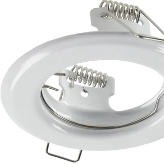 Decken-Einbaustrahler „SR80“ weiß starr, Ø80mm, für 50mm Lampen Decken-Einbaustrahler „SR80“ weiß starr, Ø80mm, für 50mm Lampen