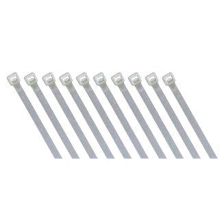 Kabelbinder McPower, transparent, 300×3,6mm, 100er-Pack, UV beständig Kabelbinder McPower, transparent, 300×3,6mm, 100er-Pack, UV beständig