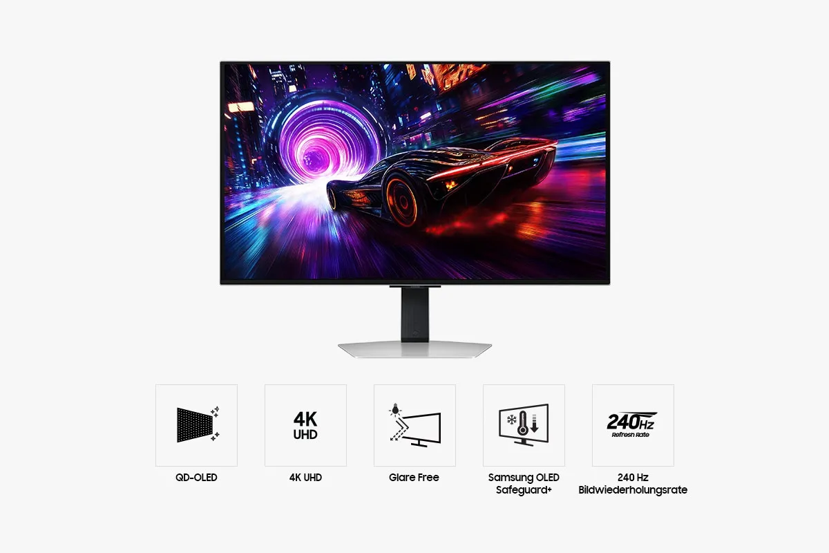 Samsung 32" Odyssey OLED G8 (G81SF) 4K 240 Hz Gaming Monitor – Bild 4