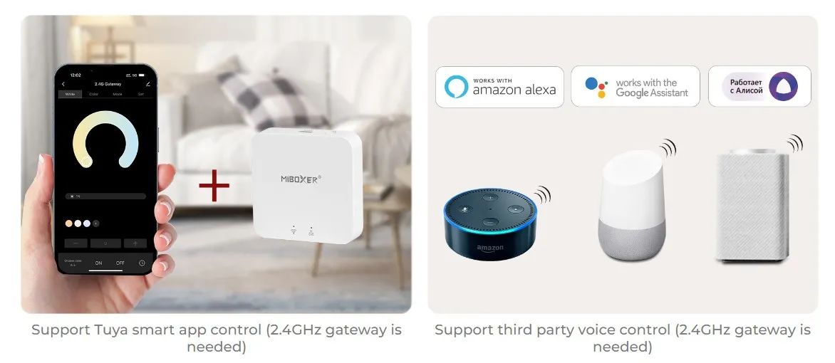 MiBoxer PL1 LED light panel 620*620 zub Standardnetzteil 40W *Miboxer* – Bild 4