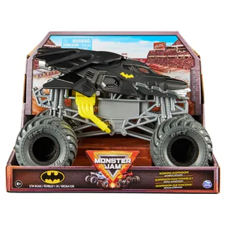 Monster Jam , offizieller Batmobile Monster Truck, Metall-Spritzguss-Fahrzeug zum Spielen und Sammeln im Maßstab 1:24 Monster Jam , offizieller Batmobile Monster Truck, Metall-Spritzguss-Fahrzeug zum Spielen und Sammeln im Maßstab 1:24